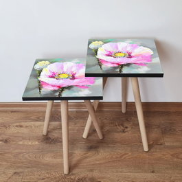 Hanah Home Mesas Nido Multicolor (2 Piezas)